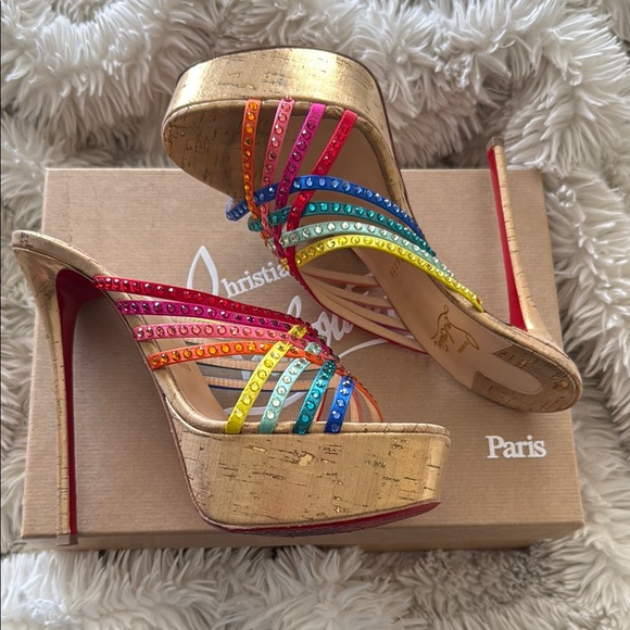 Christian Louboutin Shoes - Christian Louboutin Marthastrass Alta with Glamorous Platform